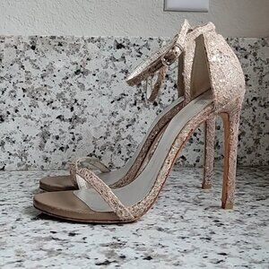 Stuart Weitzman Nudist Quartz heels US Sz 9
